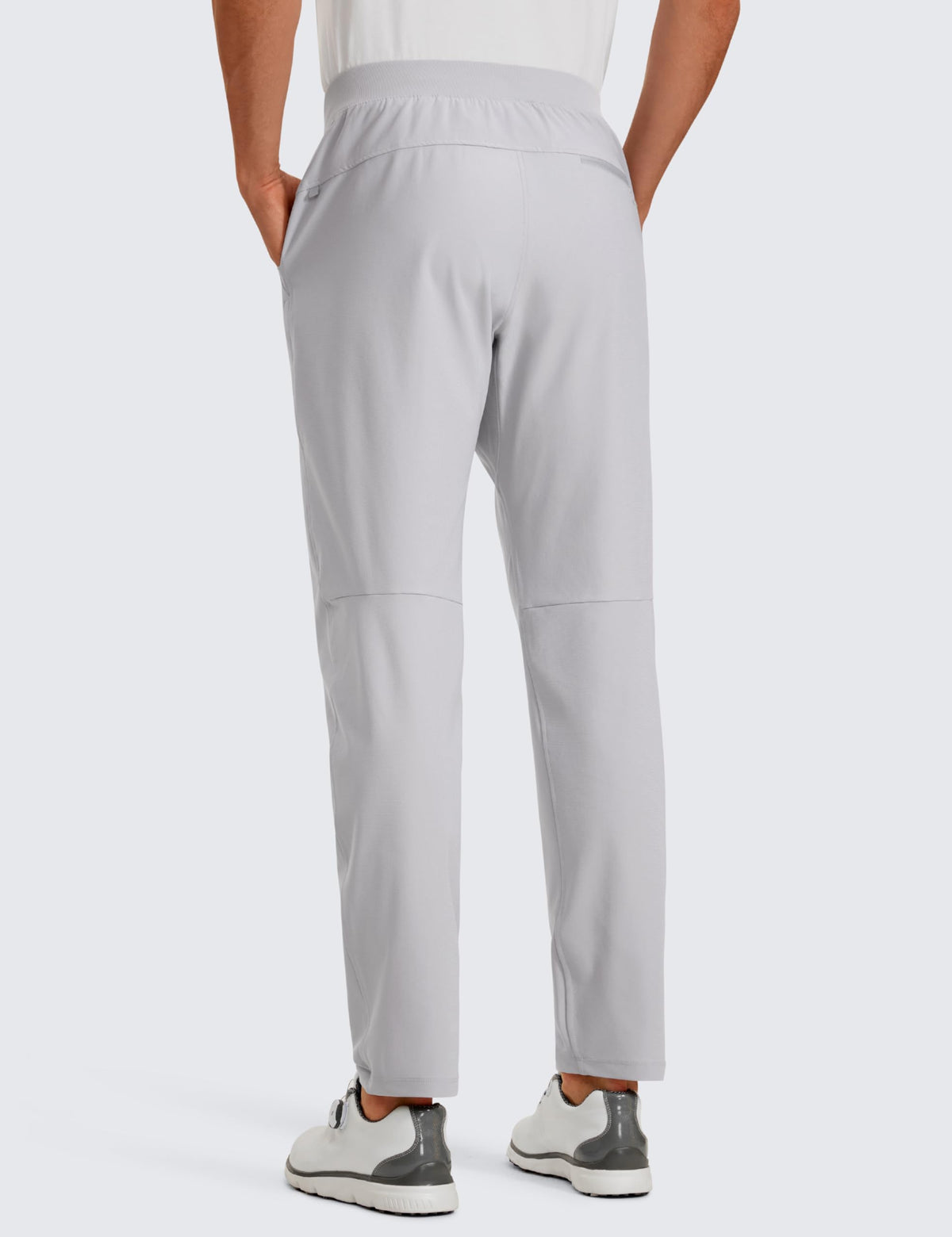 CRZ YOGA pants pocket details with inner mesh pocket for organization