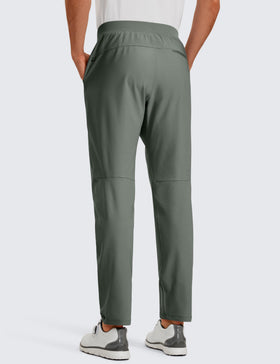 CRZ YOGA All Day Comfy pants pocket detail showing multiple storage options