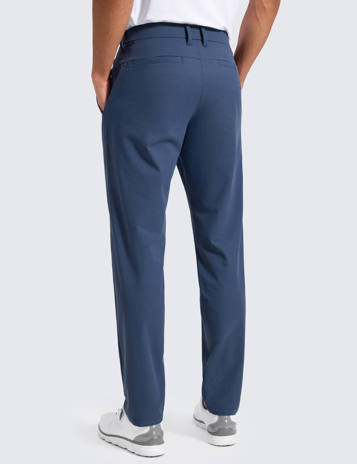CRZ YOGA Breeze Comfy Golf Pants back view with a clean tapered silhouette.