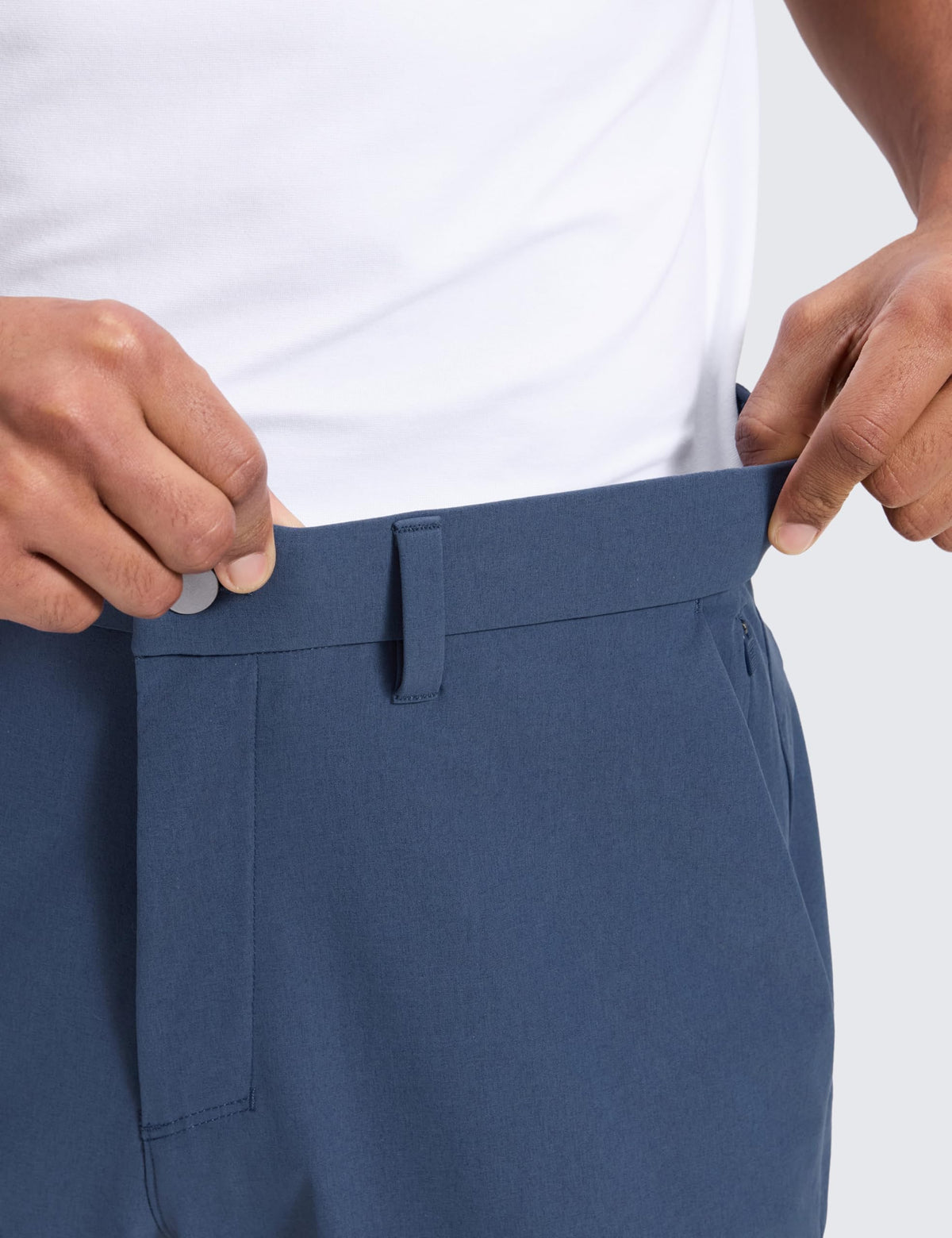 CRZ YOGA Breeze Comfy Golf Pants back welt pockets offering classic style.