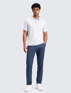 CRZ YOGA Breeze Golf Pants back welt pockets add practical, timeless storage.