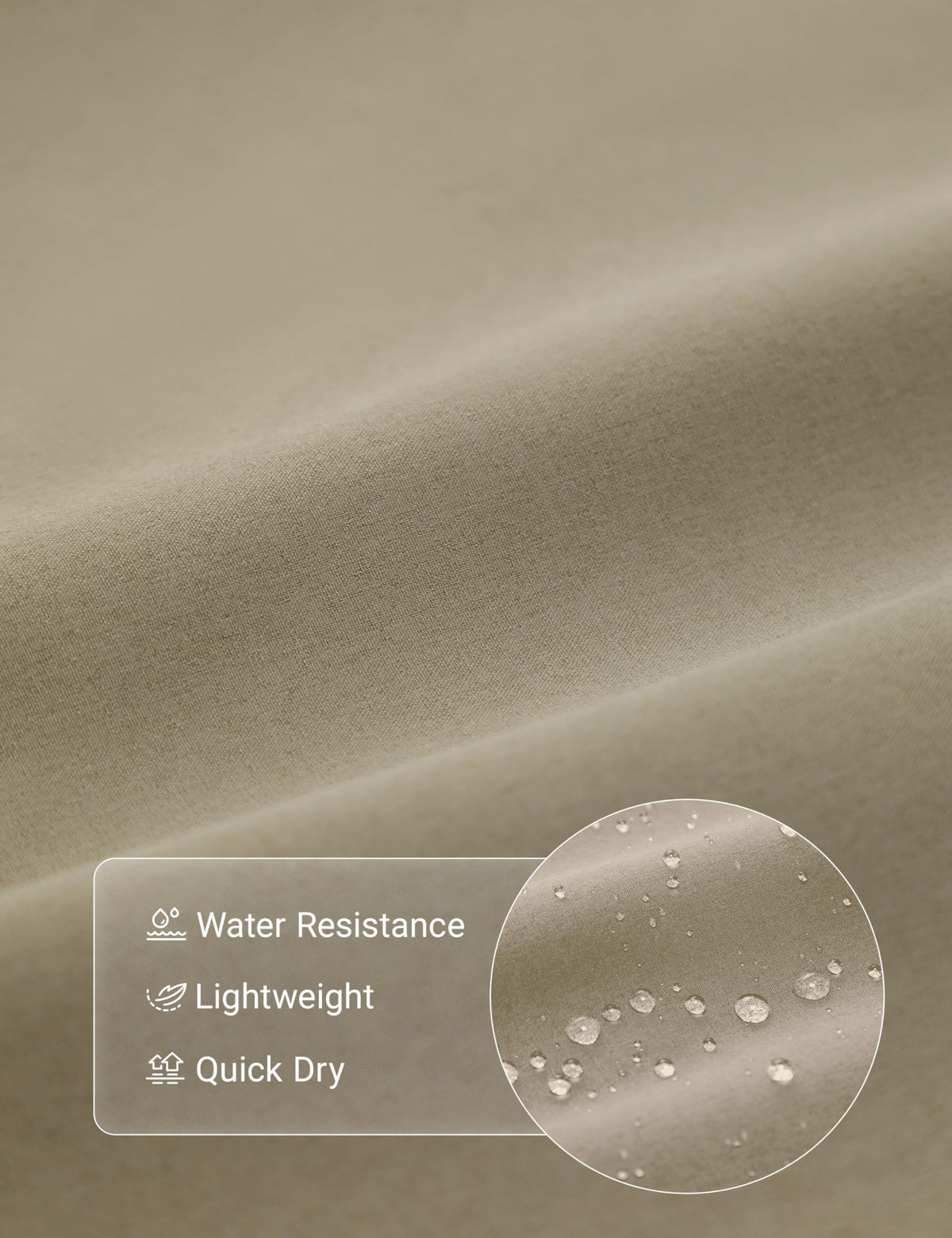 CRZ YOGA Breeze Comfy Golf Pants fabric texture highlighting breathable material.