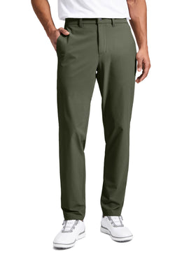 CRZ YOGA Breeze Comfy Golf Pants front view highlighting breathable fabric ideal for hot weather
