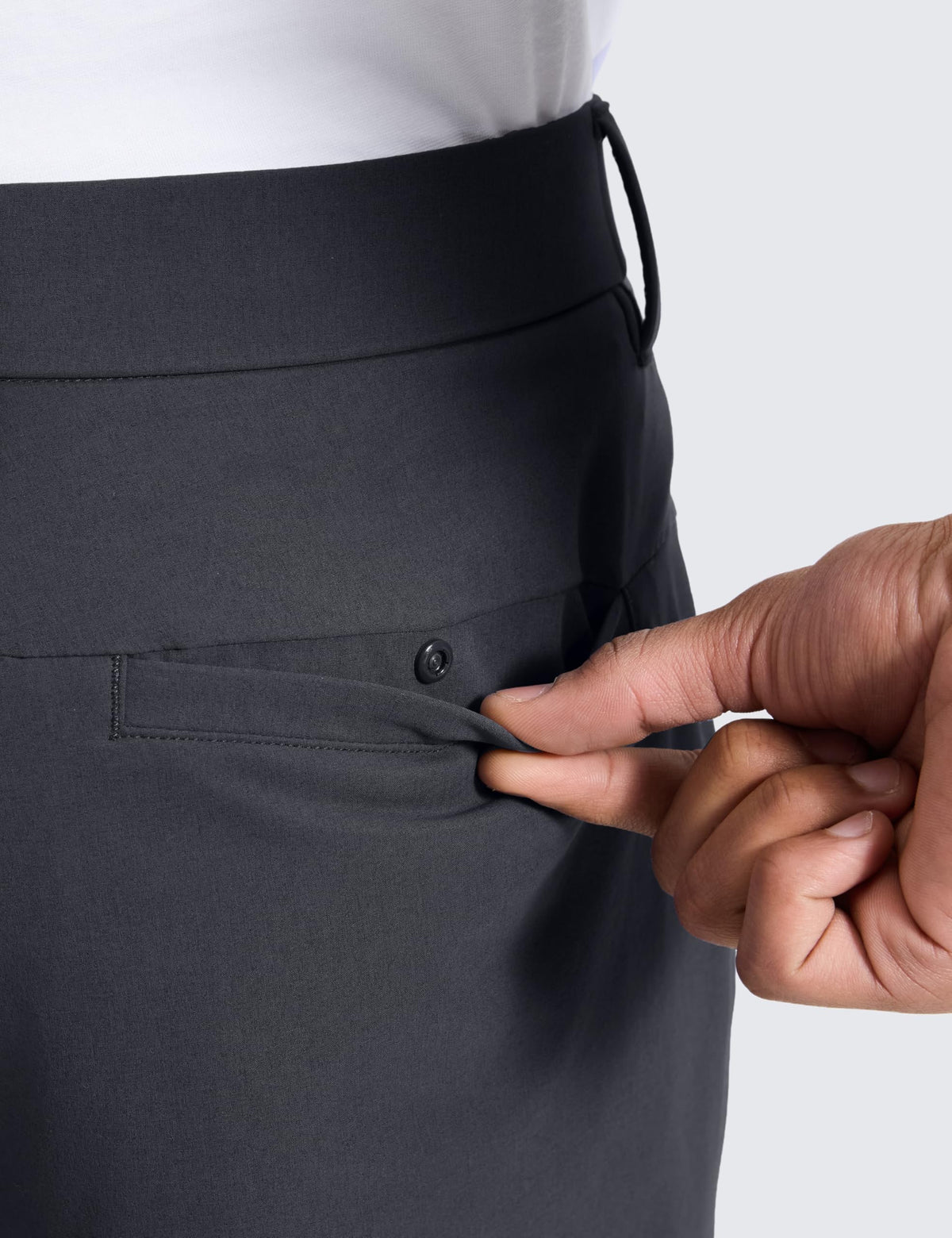 CRZ YOGA Breeze Comfy Golf Pants for Men - stretch waist for flexible fit
