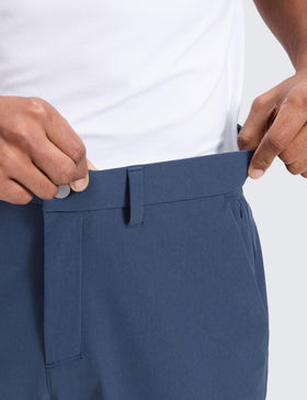 CRZ YOGA Breeze Comfy Golf Pants stretchable waist for personalized comfort.