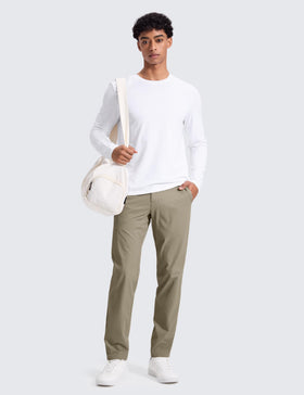 CRZ YOGA Breeze golf pants zippered pocket detail for secure storage