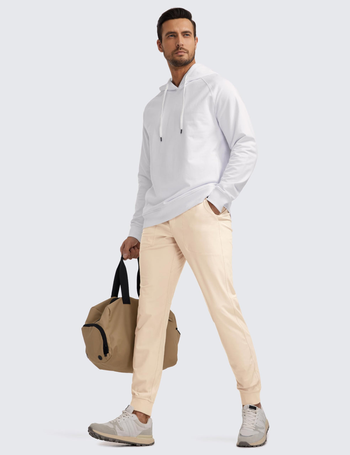 CRZ YOGA golf joggers elastic waistband with drawstring for flexible wear