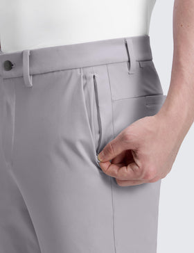 CRZ YOGA fabric close-up reveals breathable, quick-dry performance.