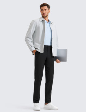 CRZ YOGA men's all-day comfy golf pants inseam-36, tailored for a lean silhouette.