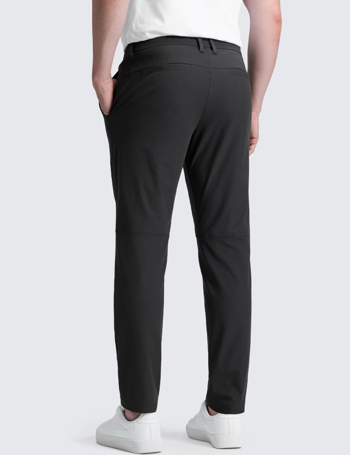 CRZ YOGA men's all-day comfy golf pants side pocket highlights practical storage.