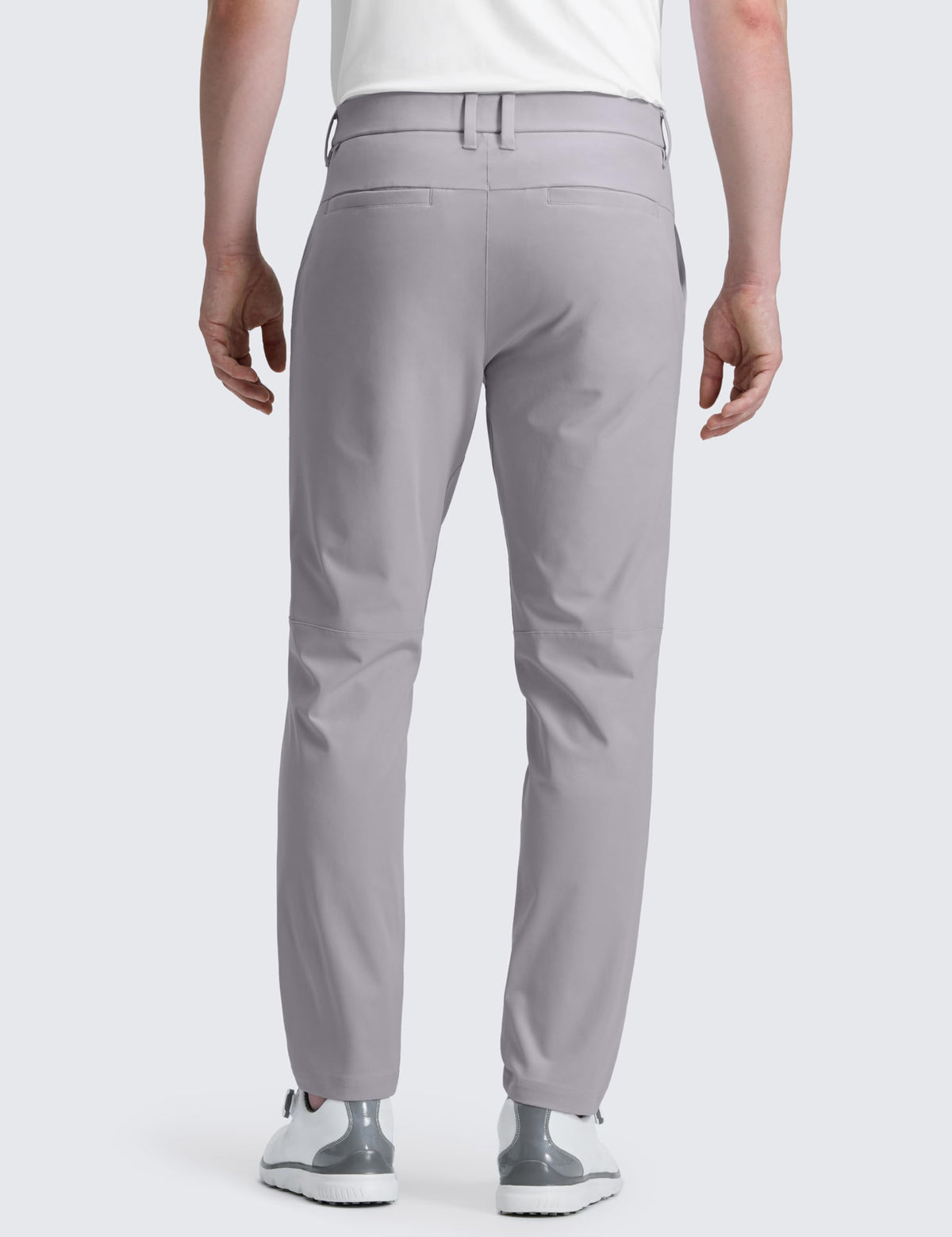 CRZ YOGA pants side seam highlighting flexible stretch for movement.