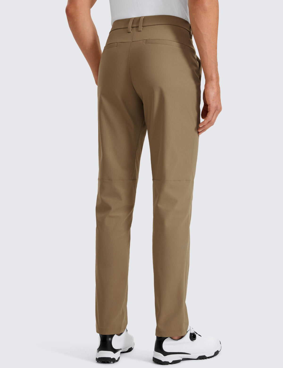 CRZ YOGA men's all-day comfy golf pants slim fit creates streamlined look.