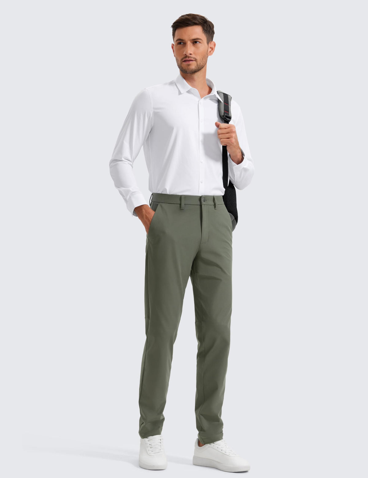 CRZ YOGA golf pants back pockets ideal for small essentials