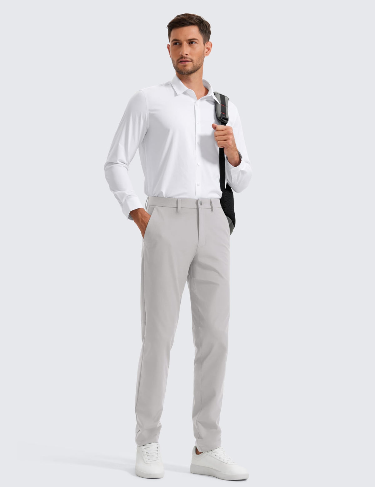 CRZ YOGA breathable material helps stay cool during hot rounds.