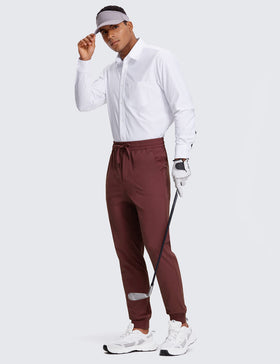 CRZ YOGA joggers waist drawstring shows adjustable comfortable fit