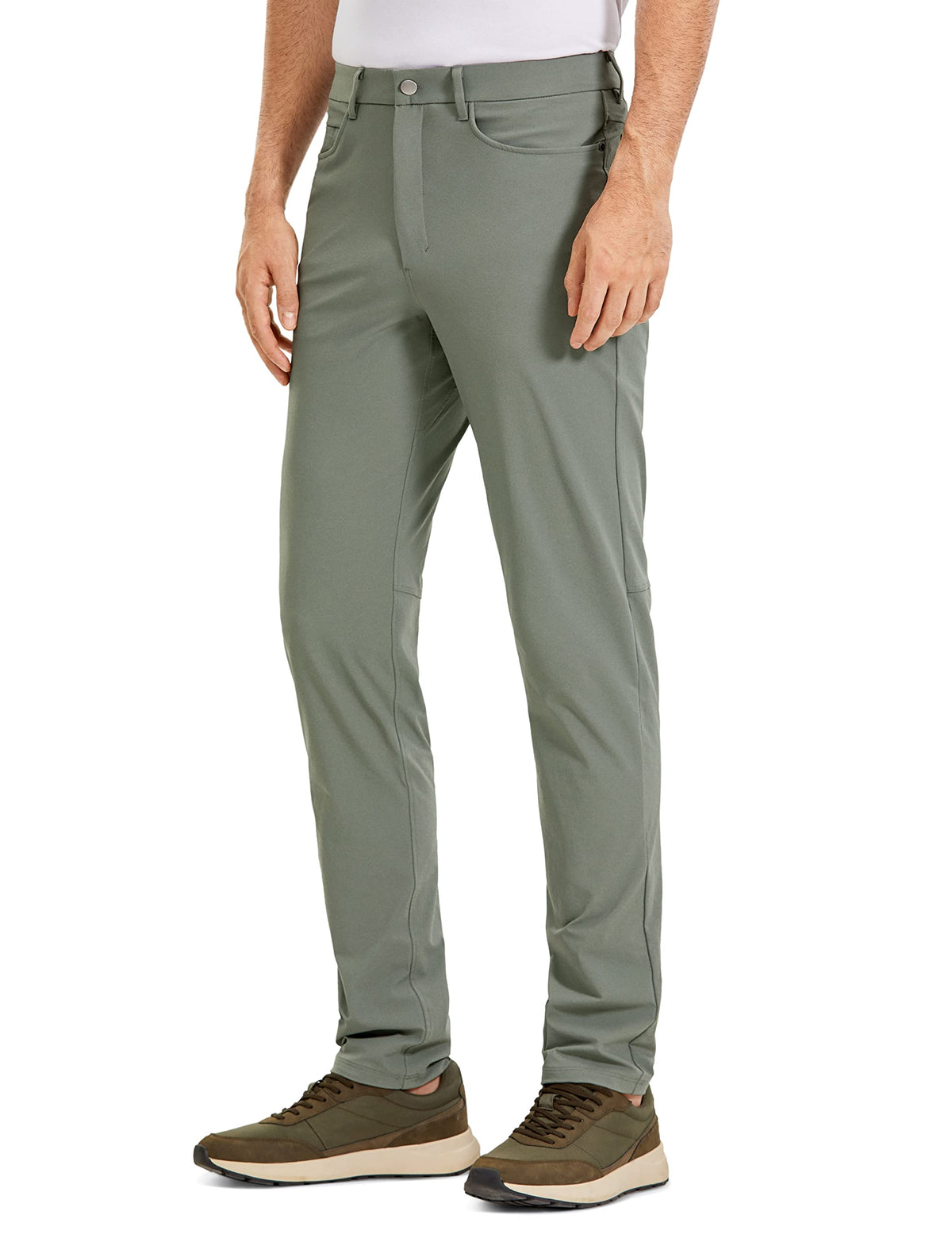 CRZ YOGA men's stretch golf pants inseam 35 inches for versatile wear and mobility
