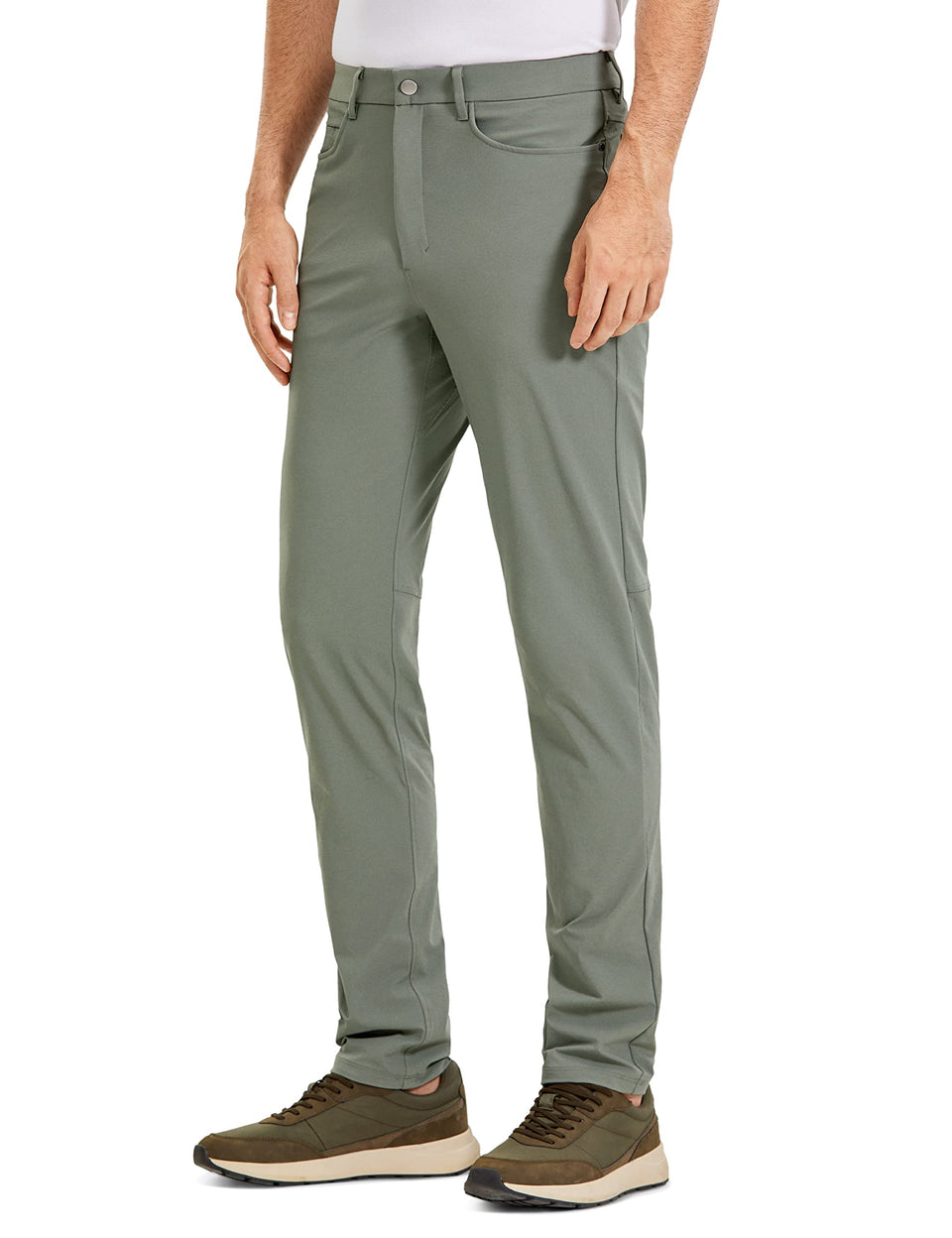 CRZ YOGA men's stretch golf pants inseam 35 inches for versatile wear and mobility