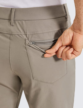 CRZ YOGA travel-ready pants with breathable, quick-dry material for adventures.