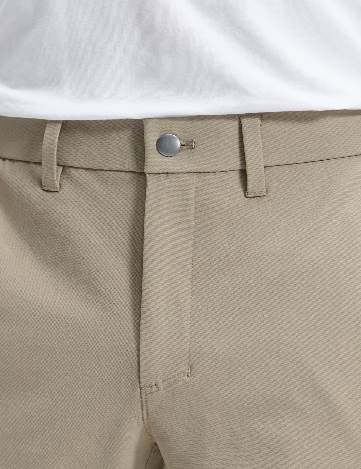 CRZ YOGA stretch cotton chino pants adjustable waistband for comfort.