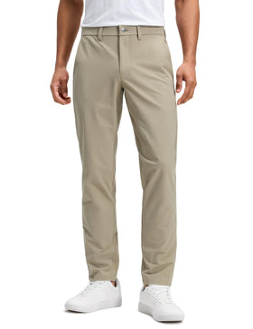 CRZ YOGA stretch cotton chino pants in oak for all-day comfort