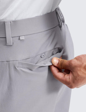 CRZ YOGA stretch waistband chinos adapt to movement for a personalized fit.