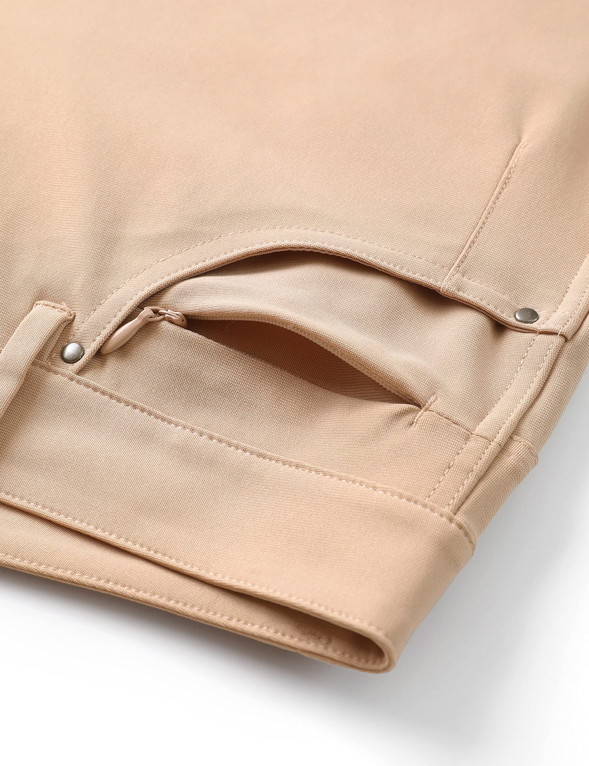 CRZ YOGA women's high-rise golf pants 27 reflective inner cuffs for stylish detail.