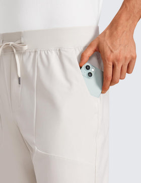 CRZ YOGA wrinkle-resistant golf pants with regular fit for daily wear