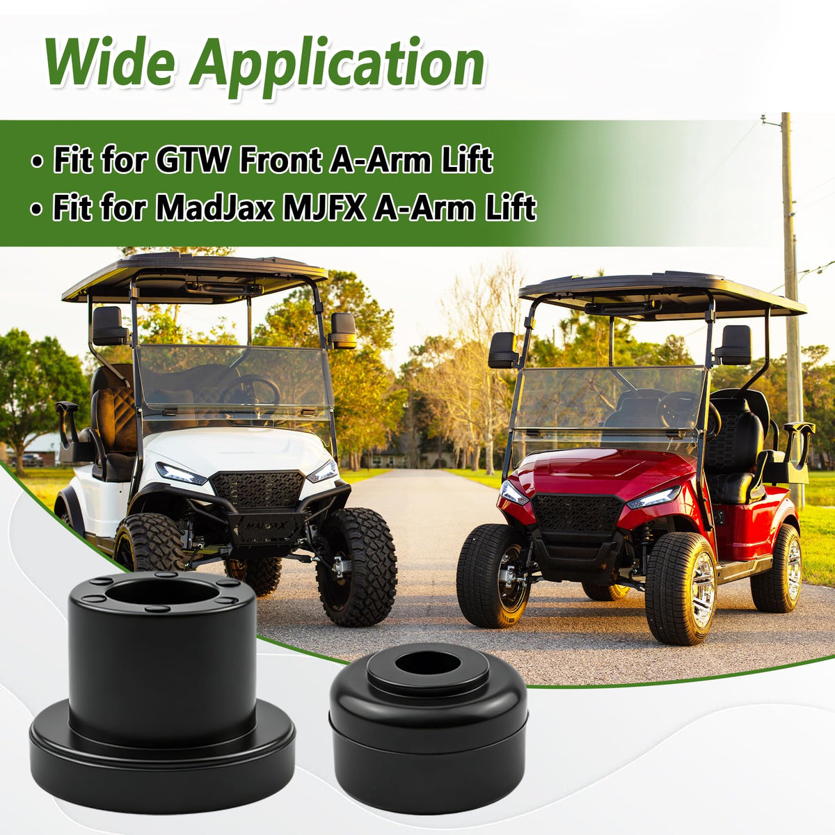 CTGTREXS enhances suspension with smoother steering on GTW/MadJax lift installations.