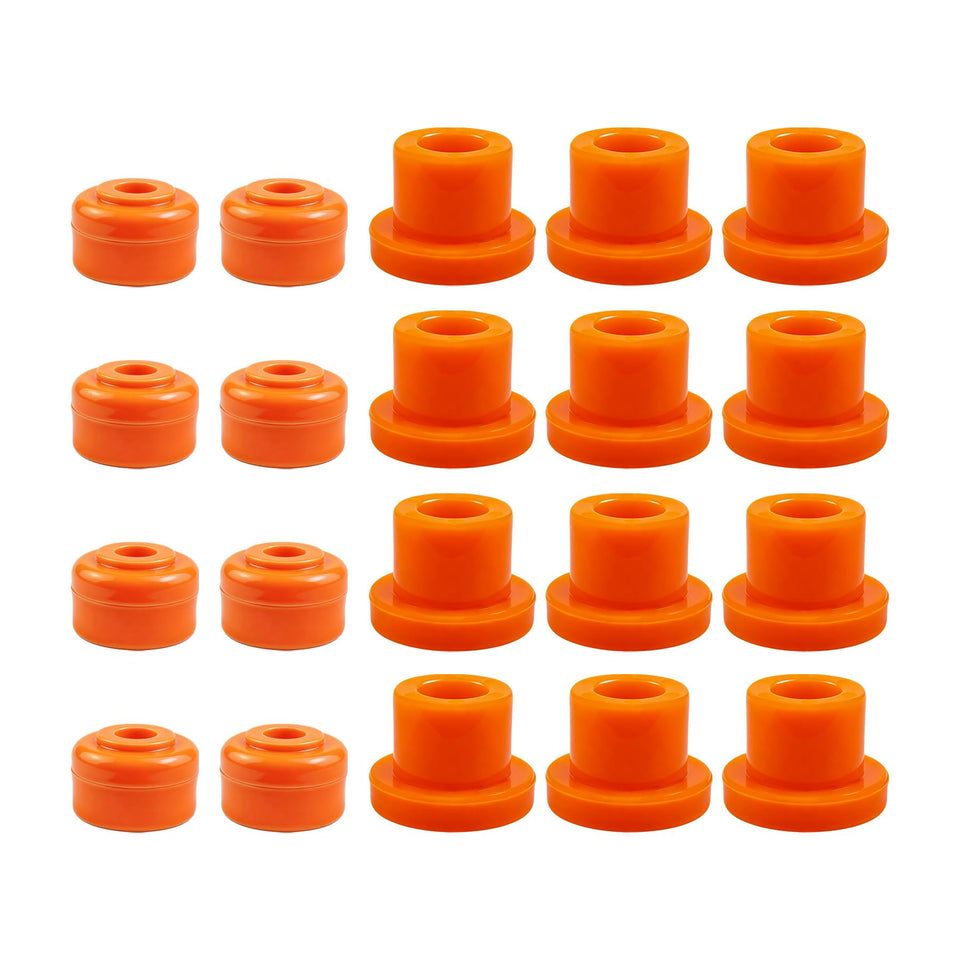 CTGTREXS golf cart lift A-arm bushing orange 20pcs for smoother suspension.