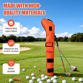 Culnflun golf bag in blue shown, lightweight design ideal for practice sessions.