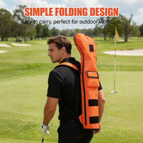 Culnflun pink golf bag, kid-friendly and easy to handle during training.