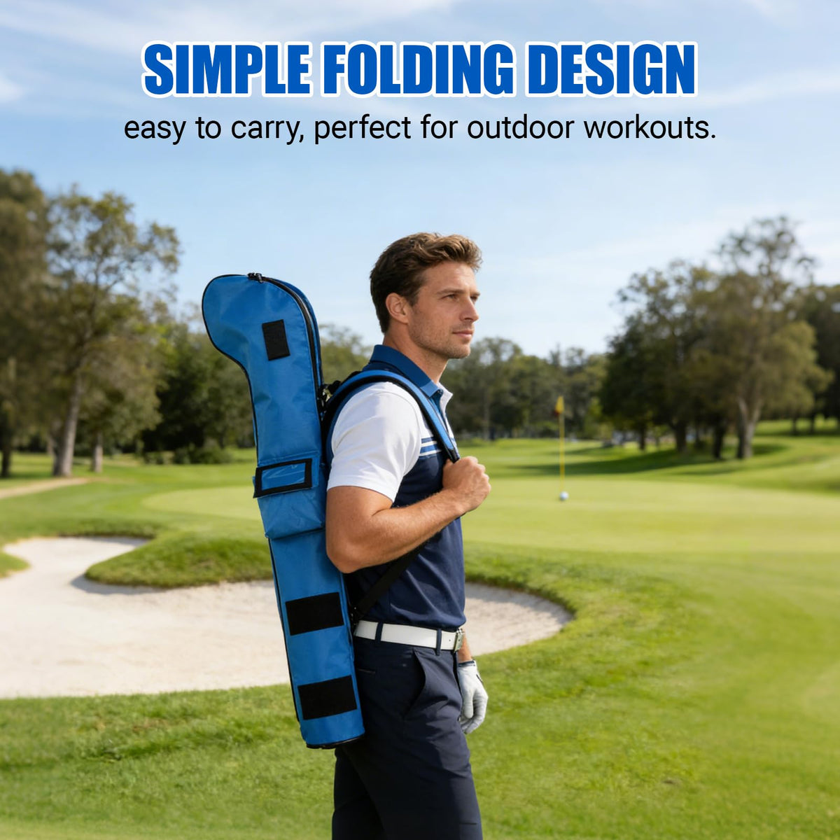 Culnflun golf bag waterproof nylon keeps gear dry during training