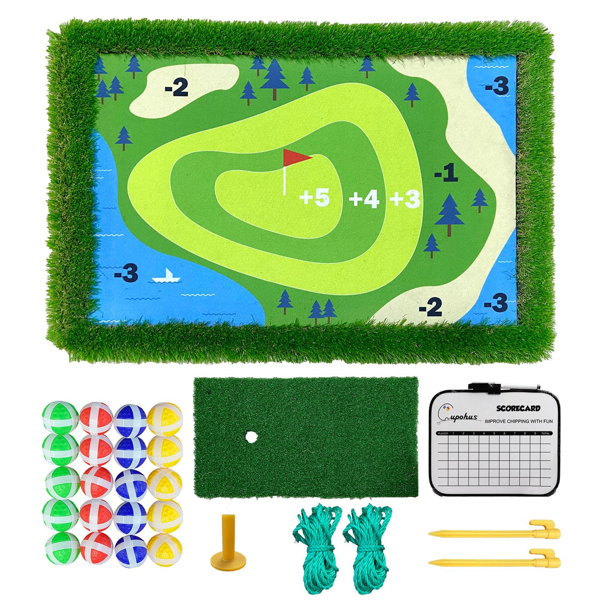 Cupohus four-player setup supports friendly competition on water.