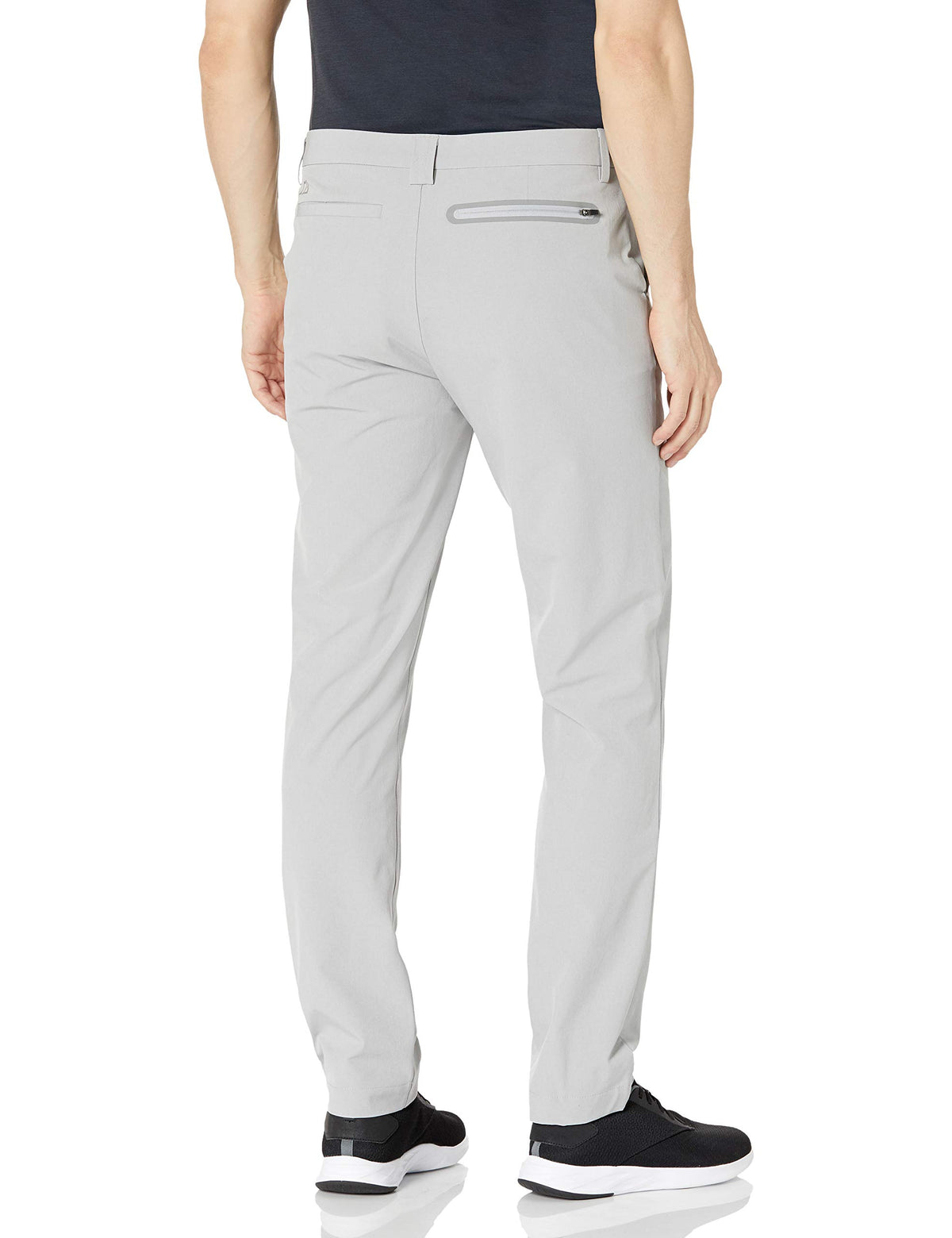 Cutter & Buck Bainbridge golf pants back view showing stretch for movement