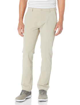 Cutter Buck Bainbridge pants front view show a tailored fit and light stretch