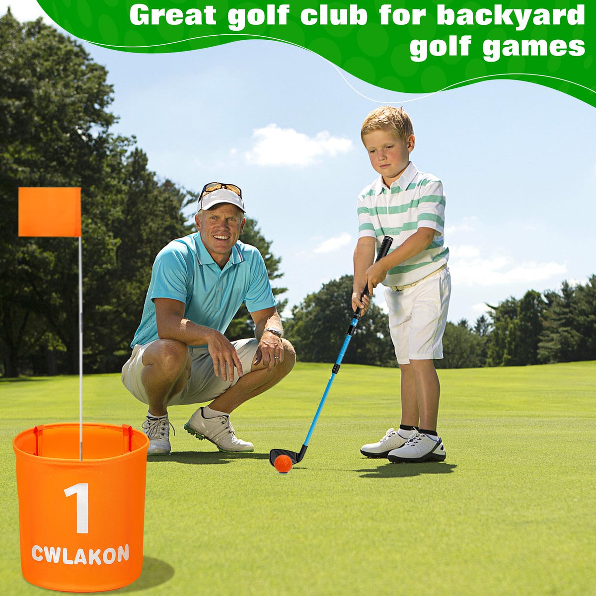CWLAKON adjustable aluminum shaft delivers durable, easy-to-maneuver clubs