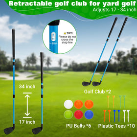 CWLAKON backyard golf game with foam balls supports safe, fun family play
