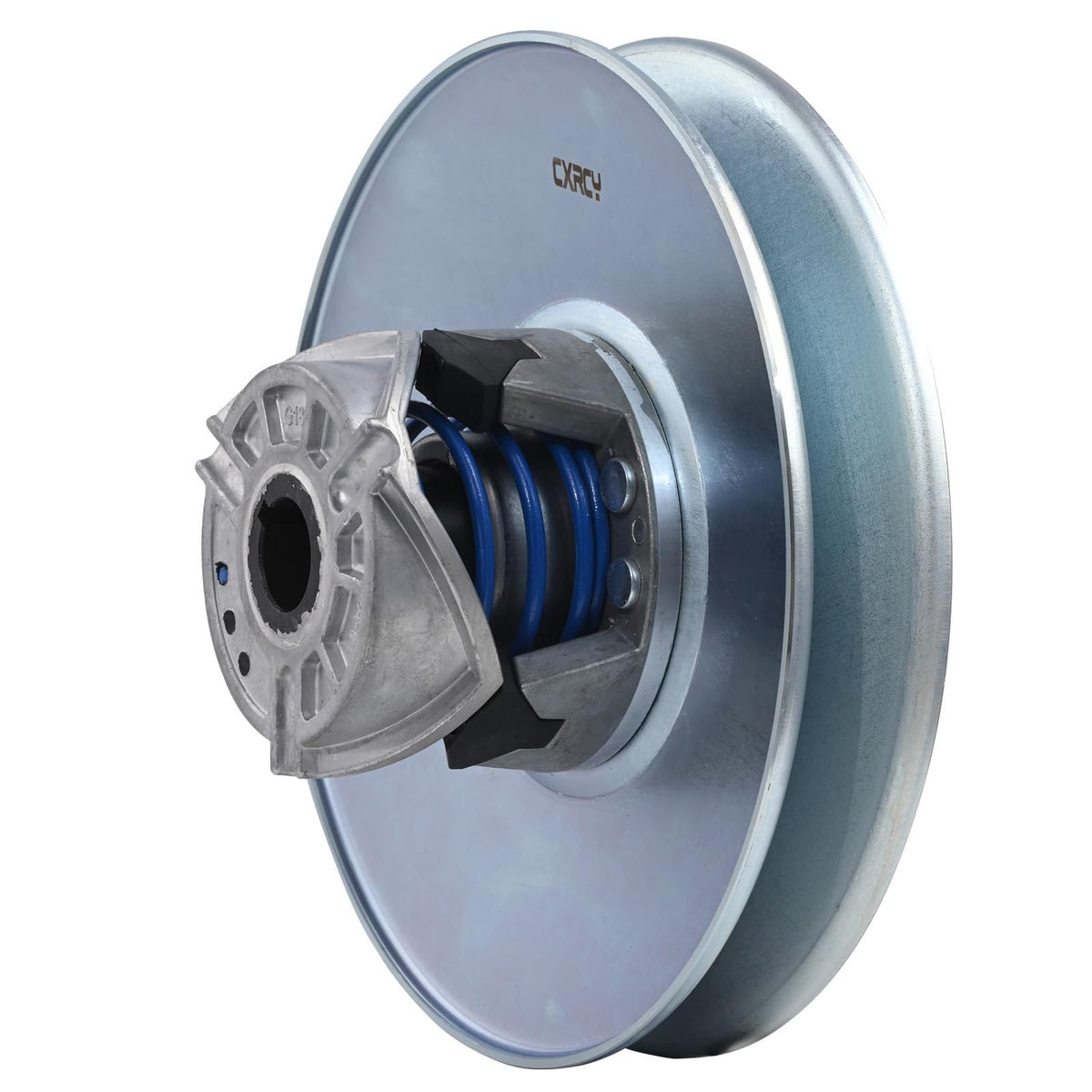 CXRCY aluminum drive clutch for Club Car DS side view; high heat dissipation and durability