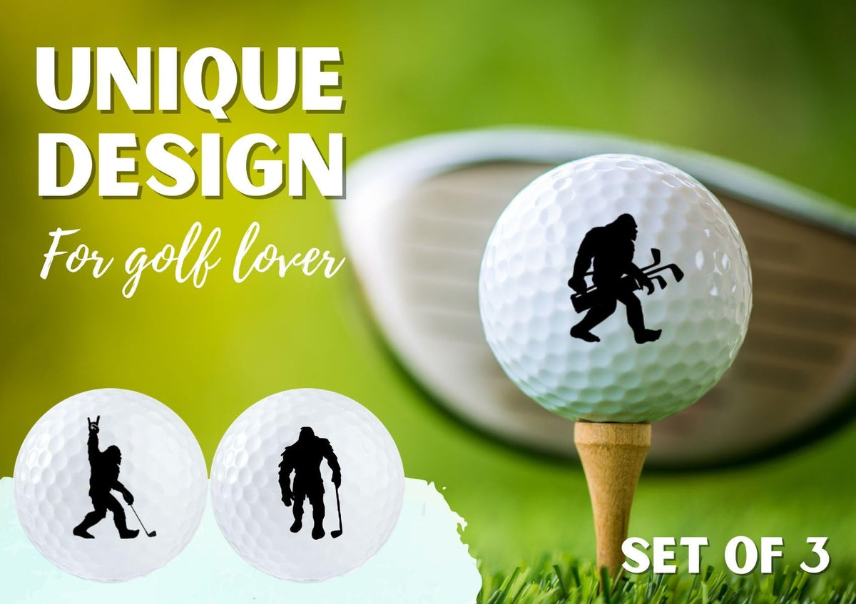 CybGene Bigfoot golf balls two-layer construction for enhanced performance.