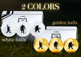 CybGene Bigfoot unisex-use golf ball on course for all players.