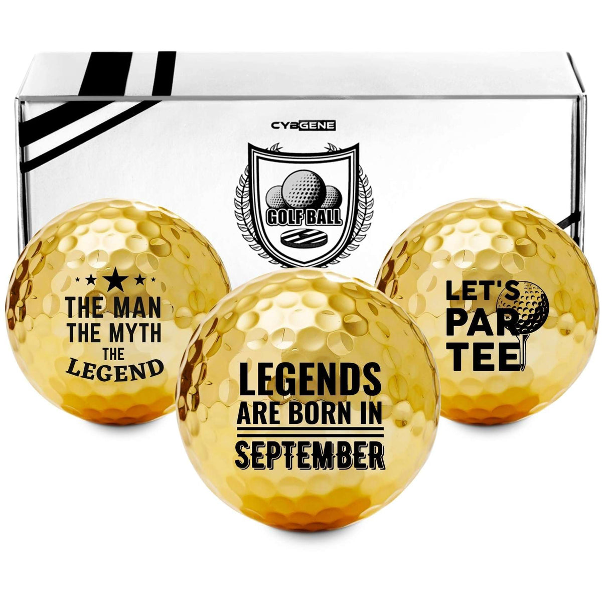 CybGene birthday golf ball pattern 1 for memorable rounds on the course