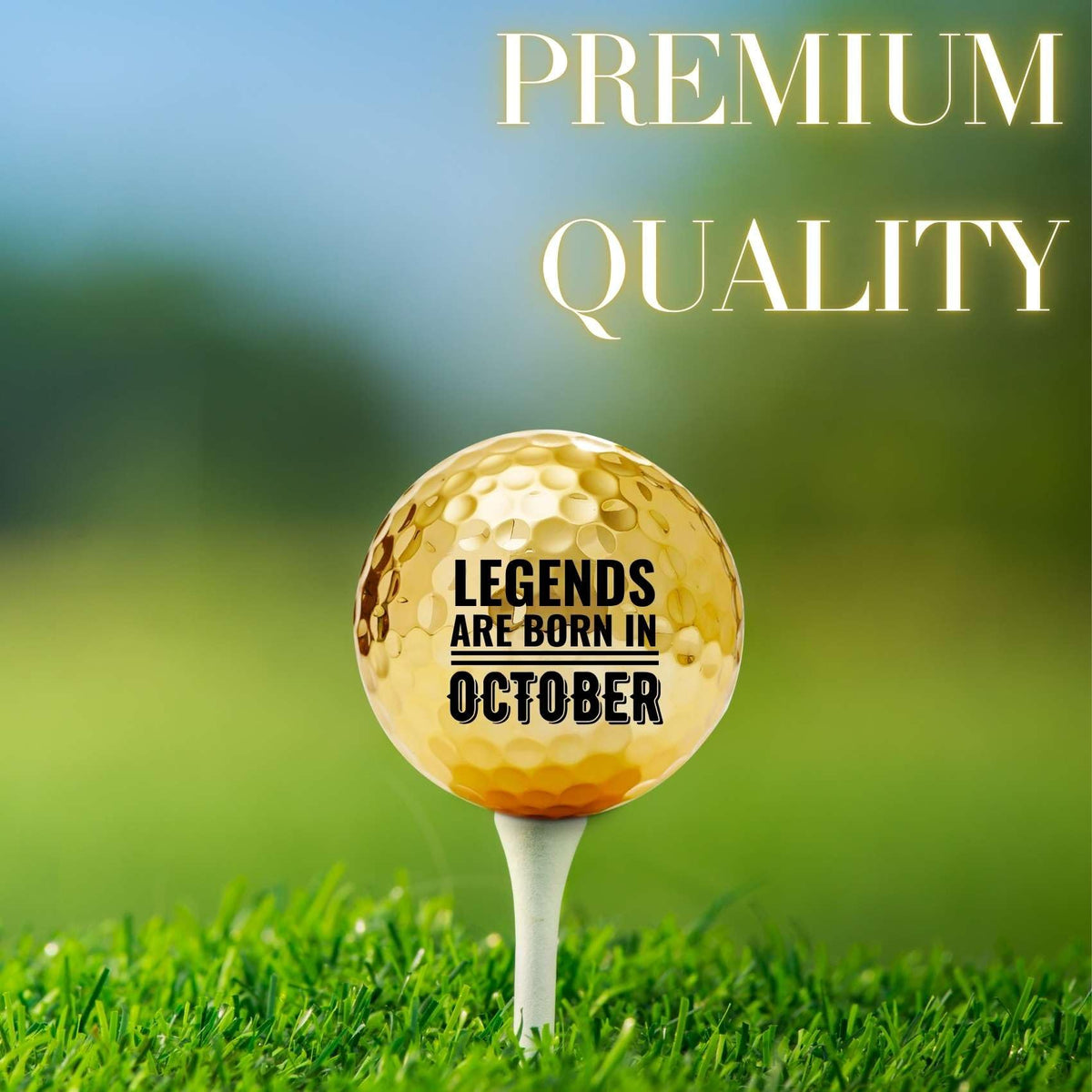 CybGene birthday golf balls set – design 5 eye-catching artwork for golf fans.