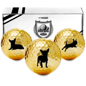 CybGene Chihuahua golf balls pattern for playful on-course style