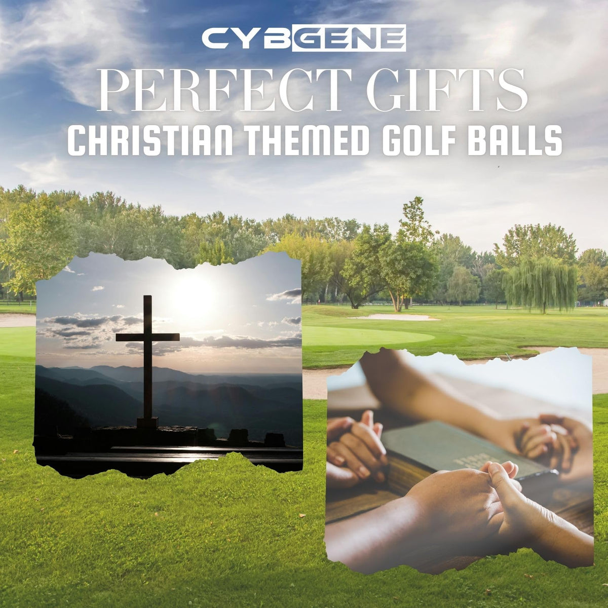 CybGene Christian cross design adds meaning for on-course style