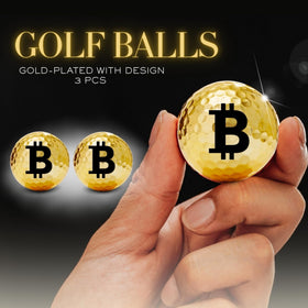 CybGene crypto gifts golf balls suitable for Christmas and birthdays.