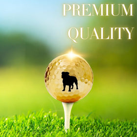 Christmas or birthday golf gift featuring CybGene Bulldog design