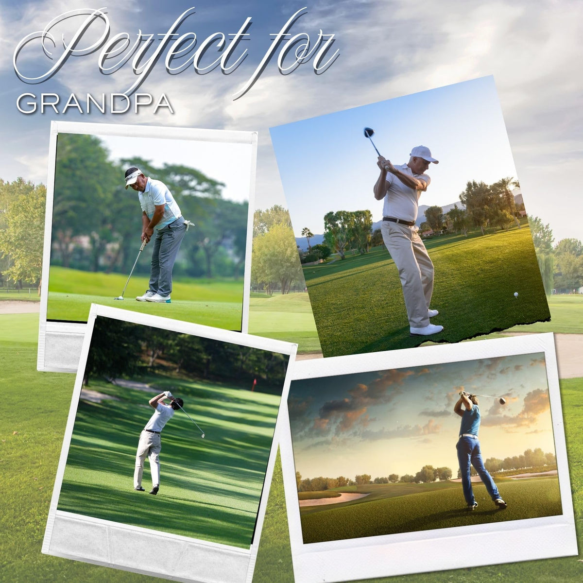 Complete CybGene golf set on display for golf lovers