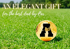CybGene Dad elegant gold design enhances style on the fairway