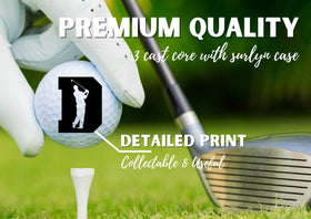 CybGene Dad golf ball design 3 signals premium quality on the course