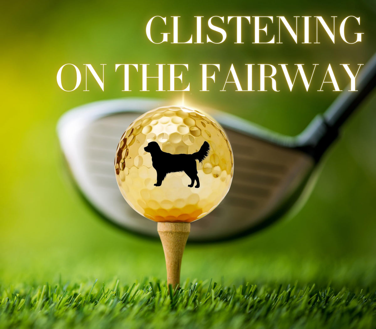 CybGene dog-themed golf balls provide memorable gifts for holidays and birthdays.